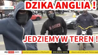 ZAMIESZKI W ANGLII CO DZIEJE SIE W TYM DZIKIM KRAJU Wyjazd w teren anglia southport zamieszki [upl. by Auroora]