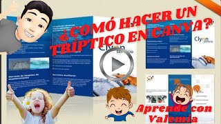 ¿ COMÓ HACER UN TRÍPTICO EN CANVA [upl. by Harrie]