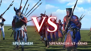 WARHAMMER III Total War  Spearmen VS Spearmen At Arms [upl. by Goodkin]