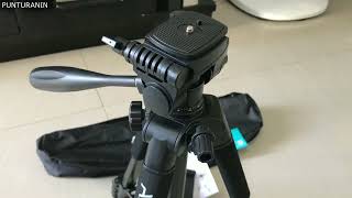 Unboxing Andoer TTT663N Lightweight Camera Tripod na Binili sa Lazada [upl. by Nytsirt]