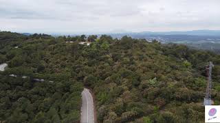 MIRADOR DE CERDANYOLA COLLSEROLA EN DRON BARCELONA ESPAÑA [upl. by So911]