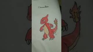 charmeleon drawing like and subscribe [upl. by Verda789]