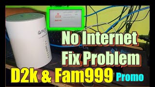 D2K amp FAM 999 No Internet Problem Fix [upl. by Nnaxor]