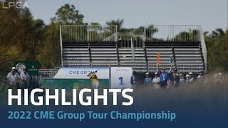 Round 2 Highlights  2022 CME Group Tour Championship [upl. by Burnett]