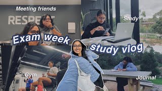 Exam week as a biomedical science student in Melbourne  International student study vlog [upl. by Orpah]