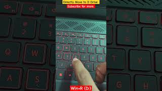 Open any drive Using windowsR command  Windows command keys  shortcut key  education windows [upl. by Ellennaj924]