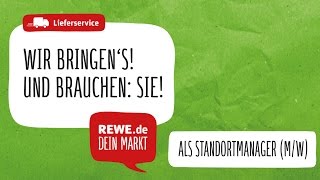 Arbeiten bei REWE Standortmanagerin beim Lieferservice [upl. by Akcirre]