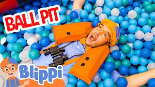 Ball Pit in a Boat  Blippi Music Video  Vehicles For Children  Educational Videos For Kids [upl. by Yentruok]