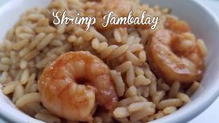 Shrimp Jambalaya in a rice pot JambaPastaLaya mix [upl. by Neyr]