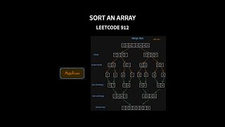 Sort an Array  Leetcode 912  Java using Merge Sort [upl. by Slohcin384]