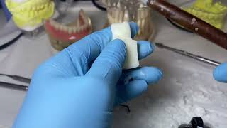 Central incisor soap carving somali dentalstudenteducation dentistry slime [upl. by Eshelman]