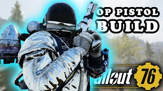 The Ultimate OP Gunslinger  Pistol Build with Alien Blaster  Fallout 76 [upl. by Nhtanhoj]