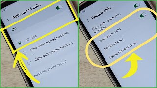 Samsung Galaxy A21s How to Enable Auto Call Recording [upl. by Sucramat]