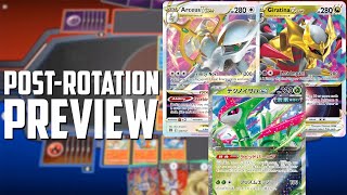 Arceus VSTAR Giratina VSTAR Iron Leaves ex POSTROTATION PREVIEW WITH DECK LISTS  Pokemon TCG [upl. by Jessabell]