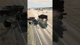 Realistic Highway Car Crash Simulation 173  BeamNG Drive [upl. by Hsur]