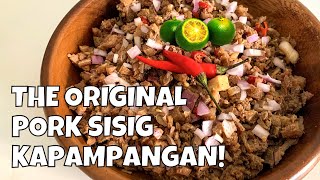 THE BEST PORK SISIG KAPAMPANGAN RECIPE [upl. by Engenia23]