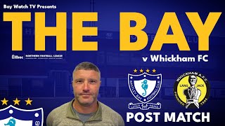 POST MATCH  Liam McIvor  Whitley Bay FC v Whickham FC  Ebac Northern League Division One [upl. by Bloom31]