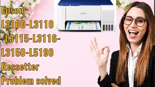 Secret Method Epson L3110 amp L3150 Resetter Download 2024epson [upl. by Bertolde]