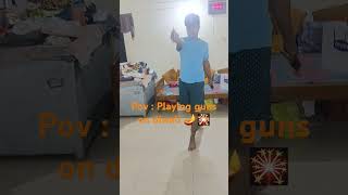 When you play guns on diwali 🎇🪔 guns diwali trending [upl. by Oinotnas140]