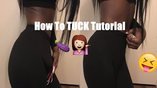 How to Tuck 💁‍♀️ MTF Transgender 😜😍 [upl. by Nomihs2]