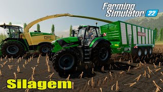 Farming Simulator 22  Mapa Osiek  Silagem [upl. by Lehcer]