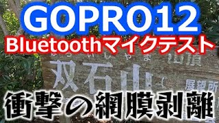 GoPro12のBTマイクテストで暴風山登り 宮崎県・双石山ぼろいしやま [upl. by Ynehpets]