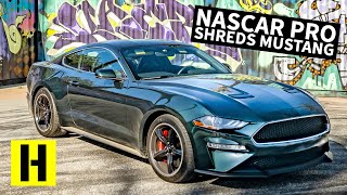 Brand New Ford Mustang Bullitt Gets Shredded by NASCAR Driver Cole Custer [upl. by Denice]