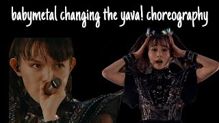 Babymetal Changing The Yava Choreography [upl. by Ahsenroc]