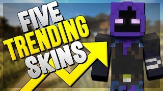 5 Trending Minecraft Skins Top Minecraft Skins [upl. by Winnick]