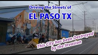 Driving the Streets of El Paso TX  In Late 2023 [upl. by Eillac]