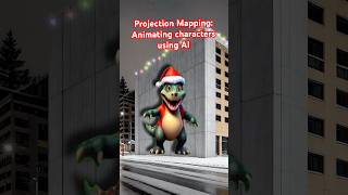 Character animation using Ai for projection show DIY projectionmapping projectionshow videoai [upl. by Annawak389]