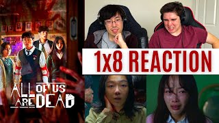 REACTING to 1x8 All of Us Are Dead PINK SWEATER GIRL IS DEAD First Time Watching Zombie Shows [upl. by Tunk]