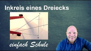 Inkreis eines Dreiecks konstruieren [upl. by Luella]