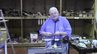 Woodturning 101 Lesson 4 Turning a Bottle Stopper [upl. by Airbma]