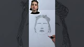 A better way to practice drawing using loomis method drawing art sketch loomismethod [upl. by Allimrac]