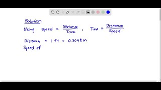 How many nanoseconds does it take light to travel 100 ft in vacuum This result is a use… [upl. by Issiah]