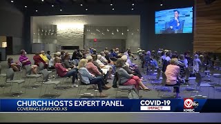 Leawood church hosts COVID19 information panel [upl. by Scheld]