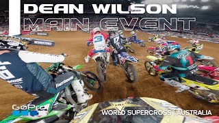 GoPro Dean Wilson FULL Race World Supercross Australia [upl. by Akimahc]