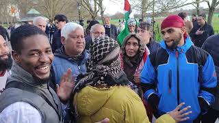 Siraj gets aggressive assaults 2 Christians at Speakers Corner Ish proves he [upl. by Leahplar830]