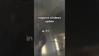 negative windows update [upl. by Drofiar]