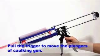 How to use manual caulking gun [upl. by Eikin663]