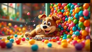 Dog vs Candy Shop  Cartoon Animation Short Film [upl. by Hamas]