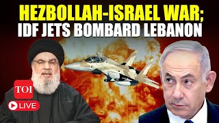 LIVE  LebanonIsrael War Hezbollah Revenge Begins IDF Strikes 40 Targets  Netanyahu In Huddle [upl. by Annodal953]