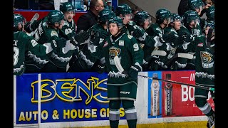 Landon DuPonts first WHL goal in Prince Albert [upl. by Leasa]