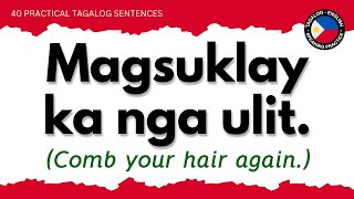 40 Filipino Sentences to Describe Things that You Do AGAIN englishtagalogspeakingpractice [upl. by Ynnavoj]