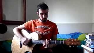 Everybody Wants To Be A Cat The Aristocats  Acoustic Guitar Arrangement [upl. by Wamsley]