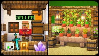 Minecraft  10 Market Stand Build Ideas [upl. by Alra]