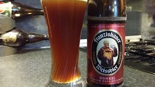 Franziskaner Weissbier Dunkel  German Beer Review [upl. by Ttenaej]