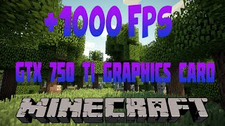 1000 FPS Minecraft Test NEW SETUP GTX750TI graphic card [upl. by Aicirtam]