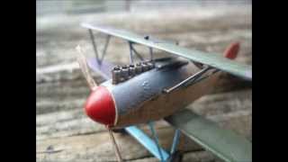 Manfred Von Richthofens Albatros DVa The Red Barons Plane model [upl. by Nyladgam]